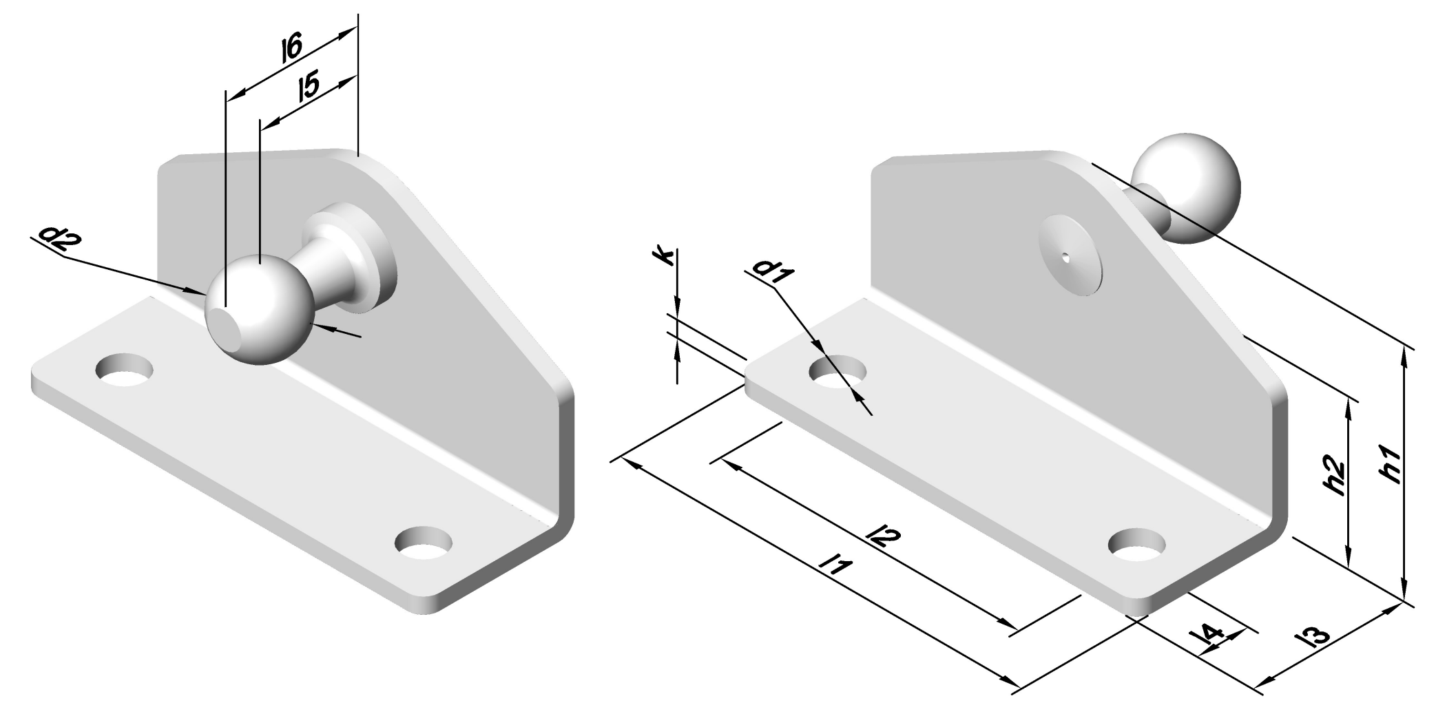 MK Material - Gas Springs and End Fittings » BR4001 L